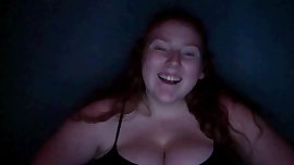 cute teen Sarah shows her DDD tits