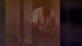 College Girl w see through blinds  3rd