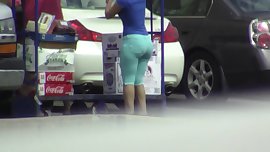 candids - thick hips & BOOTY tight pants